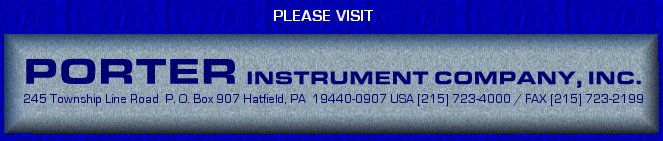 Visit Porter Instrument Company, Inc.